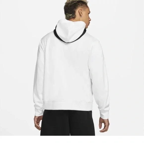 Nike Men’s White Spotlight Basketball Hoodie XXL - Picture 4 of 6